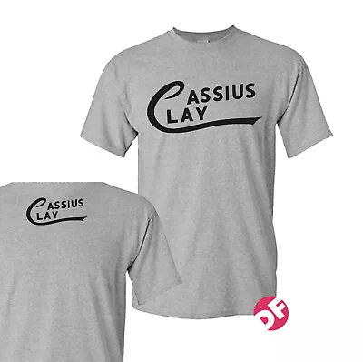 Buy Cassius Clay Muhammad Ali Legend Tribute T-shirt Retro Gym Men+Kids 2 Sides NEW • 11.99£
