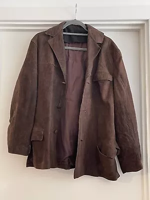 Buy Vintage 80s Men's Dark Brown Leather Jacket • 8.64£