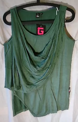 Buy Green Faux Wrap T-Shirt Vest Top Age 14-15 Years Girls Mafia  • 6.50£