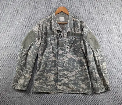 Buy UNICOR Army Combat Uniform Rip Stop Digital Camo Cargo BDU Zip Jacket - M Long • 18.50£