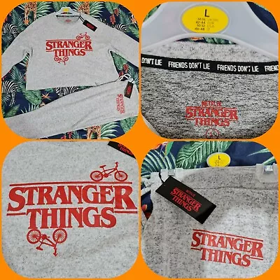 Buy Stranger Things Pyjama Loungewear Set Size L 14 To 16  Netflix Mesurements NEW • 39.99£