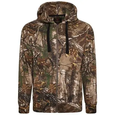 Buy Forge Men's Hoodie  Camouflage Jungle Print Combat  Zipper  S TO 6XL Latest • 14.99£