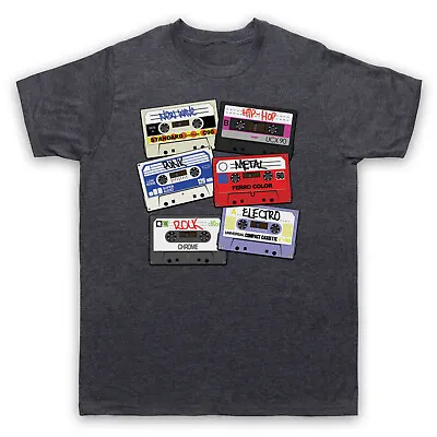 Buy Cassette Tapes Retro Mixtapes Music Rock Hip Hop Mens & Womens T-shirt • 17.99£