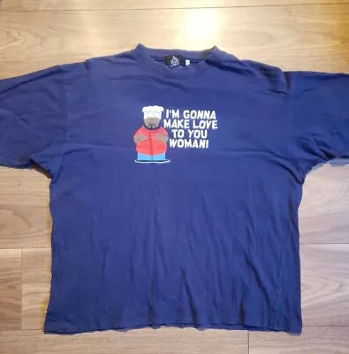 Buy South Park T Shirt Adult XL Blue CHEF 2000 Y2K RETRO COMEDY CENTRAL VINTAGE TEE • 26.99£