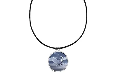 Buy Mystic Tea Leaf Codec4 DOME On A 18  Black Cord Necklace Jewellery Gift Handmade • 7.90£