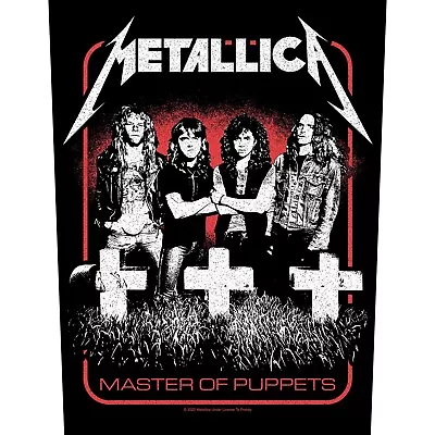 Buy METALLICA BACK PATCH: MASTER OF PUPPETS BAND: Album Official Lic Merch Gift • 8.95£