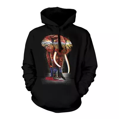 Buy  NEW Men's/Ladies  'Painted Elephant' Hoodie • 42£