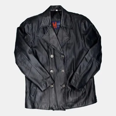 Buy Hudson Leather Company Jacket  / Size 16 / Womens / Black / Leather • 15£
