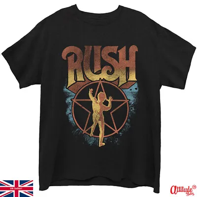 Buy Rush Unisex T Shirts-Official-Adult-Rush Starman-Rock Band T Shirts-Rush Starman • 19£