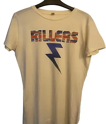 Buy The Killers Official Merchandise Thunderbolt T-Shirt, Women Size L • 15£