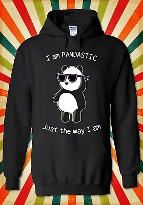 Buy I Am Pandastic Glasses Panda Cool Men Women Unisex Top Hoodie Sweatshirt 2197 • 17.95£
