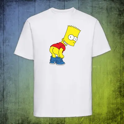 Buy Bart Simpson Unisex T-shirt Valentine's Day Present For Him For Her Gift Bartman • 12.99£