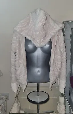 Buy Ladies Faux Fur Hoodie/ Jacket • 20£