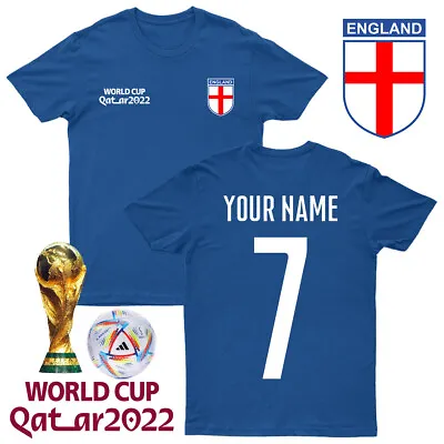 Buy England Football T-Shirt Personalised Family T Shirts Tee #WC#2 • 7.59£