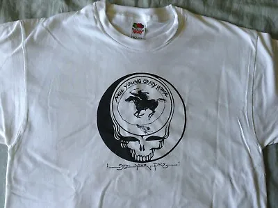 Buy Grateful Dead / Neil Young & Crazy Horse T-shirt Jerry Garcia Phil Lesh Bob Weir • 19.29£