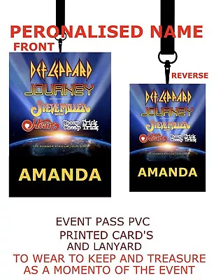 Buy Def Leppard Tour 2024 Merch  PVC Card Lanyard • 6.99£