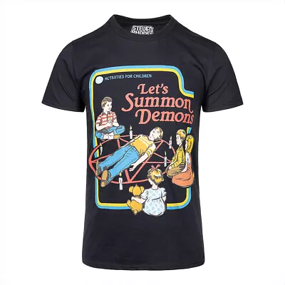 Buy Blue Banana Let's Summon Demons T-Shirt (Black) • 17.99£