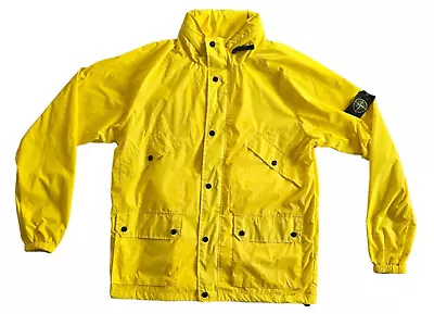 Buy Yellow Stone Island Field Jacket Size L Coat Large Excellent Casual Terrace Wear • 345£