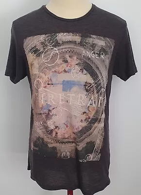 Buy Mens Firetrap Seven Deadly Sins Cotton Graphic Tee T-Shirt Top Size UK L • 9.99£