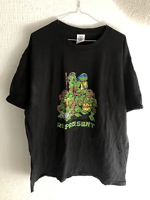 Buy 2003 Vintage Teenage Mutant Ninja Turtle Represent Retro XL T-Shirt Rare • 29.99£