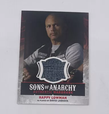 Buy Sons Of Anarchy Seasons 4 & 5 Wardrobe Card W15 David Labrava As Happy Lowman • 31.84£