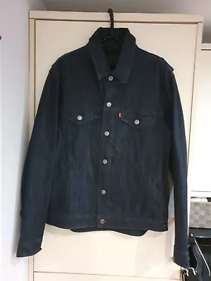 Buy Men's Levis Blue Denim Jacket Size M C40  Great Cond • 15£