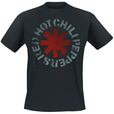 Buy Red Hot Chili Peppers - Stencil Band T-Shirt Official Merch • 20.68£