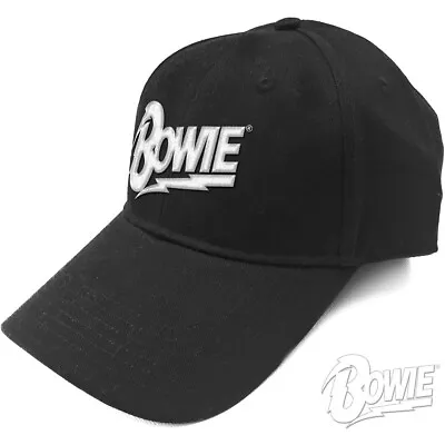 Buy DAVID BOWIE Flash Logo : Unisex Embossed Hat BASEBALL CAP 100% Official Merch • 10.46£