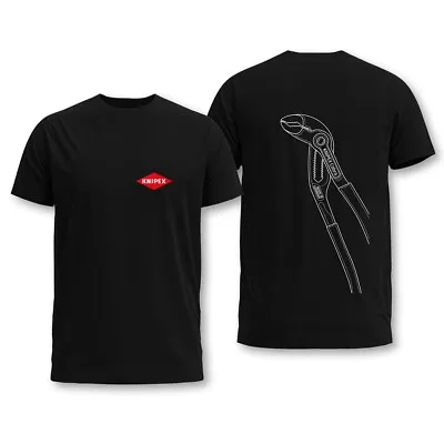 Buy Knipex T Shirt Inc Logo & Cobra Pliers Design,Available In Black/White,All Sizes • 15.90£
