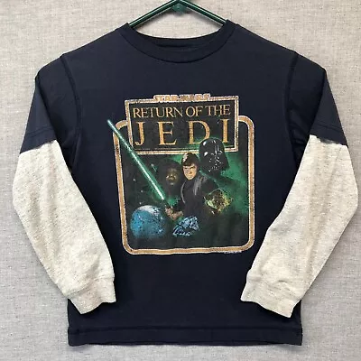 Buy Old Navy CollectabiliTEES Boy's Small Long Sleeve Star Wars Return Of The Jedi • 10.25£