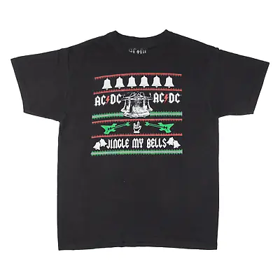 Buy AC/DC Jingle My Bells Christmas Mens Band T-Shirt Black L • 8.99£