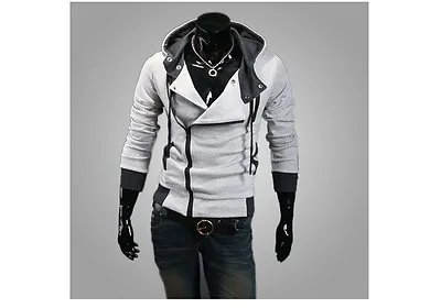 Buy Stylish Creed Hoodie Men's Cosplay Assassins Cool Slim Jacket Costume New • 28.43£