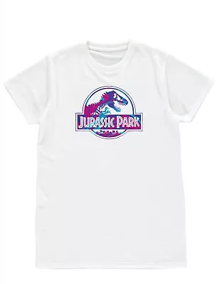 Buy T-shirt Mens Womens Unisex Novelty Jurassic Park Logo Dino Film Gift Polyester L • 11.99£