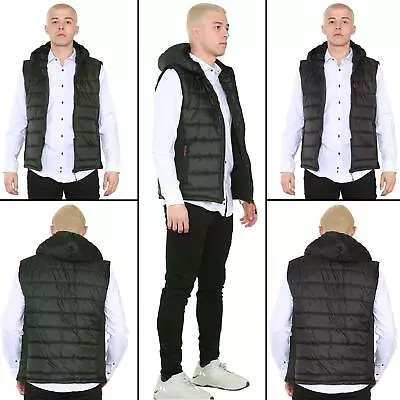 Buy Kruze Mens Gilet Winter Warm Padded Sleeveless Zip Up Bodywarmer Jacket  • 19.99£
