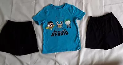 Buy Boys Bundle 3 Clothes George DC Comics T-Shirt & 2 Matalan Shorts  6-7 Years  • 2.99£