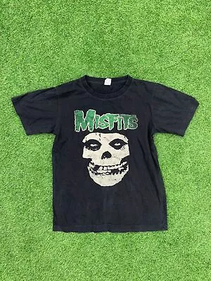 Buy Misfits Vintage Single Stitch Mens Tshirt Crimson Skull Rock Mens Medium 90’s • 99£
