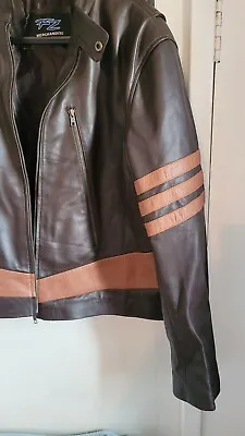 Buy FZ Merchandise Wolverine Leather Biker Jacket Xmen Marvel • 99£