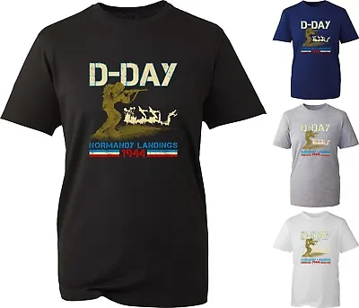Buy D-Day Normandy Landings T-Shirt Lest We Forget UK Army Remembrance Day Gift Top • 9.99£
