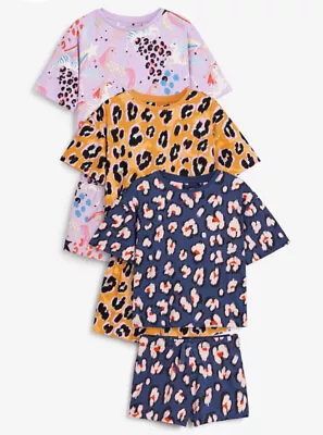 Buy BNWT NEXT Size 5 (4-5 Years) Girls Unicorn Animal Shorts Summer Pyjamas PJs • 22£