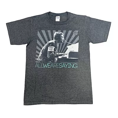 Buy John Lennon All We Are Saying Graphic T-Shirt 2013 Grey Size M • 12.99£