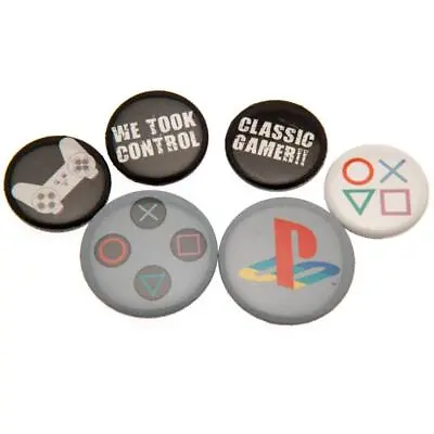 Buy Playstation Button Badge Set Of 6 Assorted Designs Official Merch Free UK P&P • 8.28£
