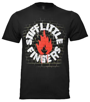Buy STIFF LITTLE FINGERS T Shirt Wall Official Logo S-2XL New Punk • 15.95£