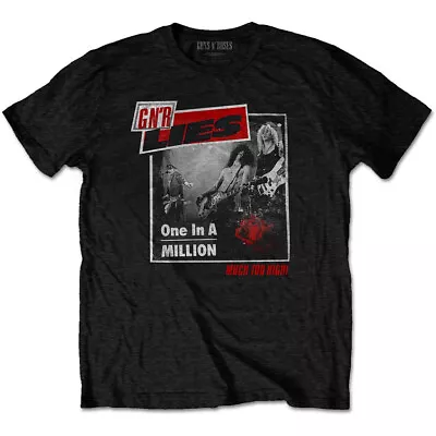 Buy Guns N Roses One In A Million Black T-Shirt OFFICIAL • 15.19£
