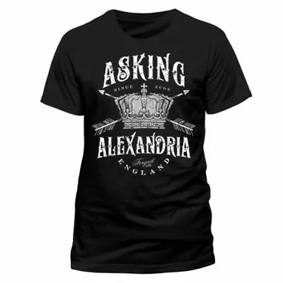 Buy T-shirt Asking Alexandria Crown Black • 10.99£