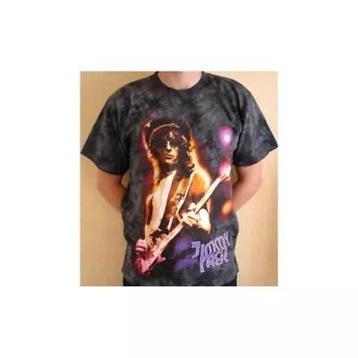Buy T-shirt Led Zeppelin - Jimmy Page [tye Dye Liquid Blue] ; Lbledz5 • 36.79£