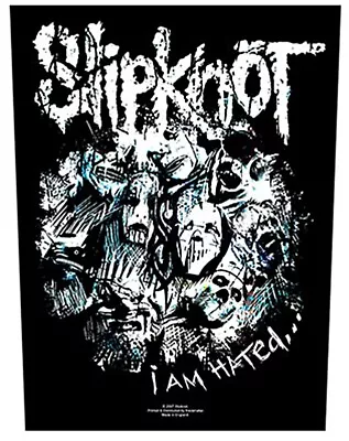 Buy Slipknot  I Am Hated Large Sew-On Cloth Backpatch 360mm X 300mm (rz) • 7.99£