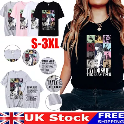 Buy The Eras Tour Merch Women T-shirt Tshirt Men Women Unisex T-shirt Tops • 11.49£