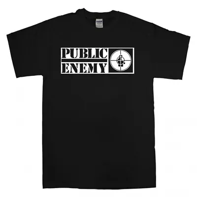 Buy PUBLIC ENEMY LOGO 90's HIP HOP Chuck D, Flav FIGHT THE POWER Unisex T-shirt • 12£