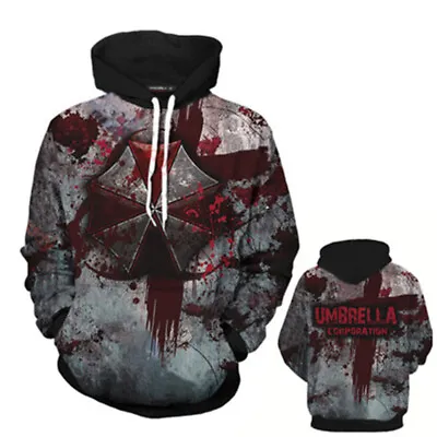 Buy Resident Evil Umbrella 3D Printed Hoodie Unisex Men Cloth Pullover Sweatershirt • 29.96£