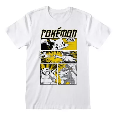 Buy Pokemon - Anime Style Cover Unisex White T-Shirt Ex Large - XL - Uni - K777z • 13.09£